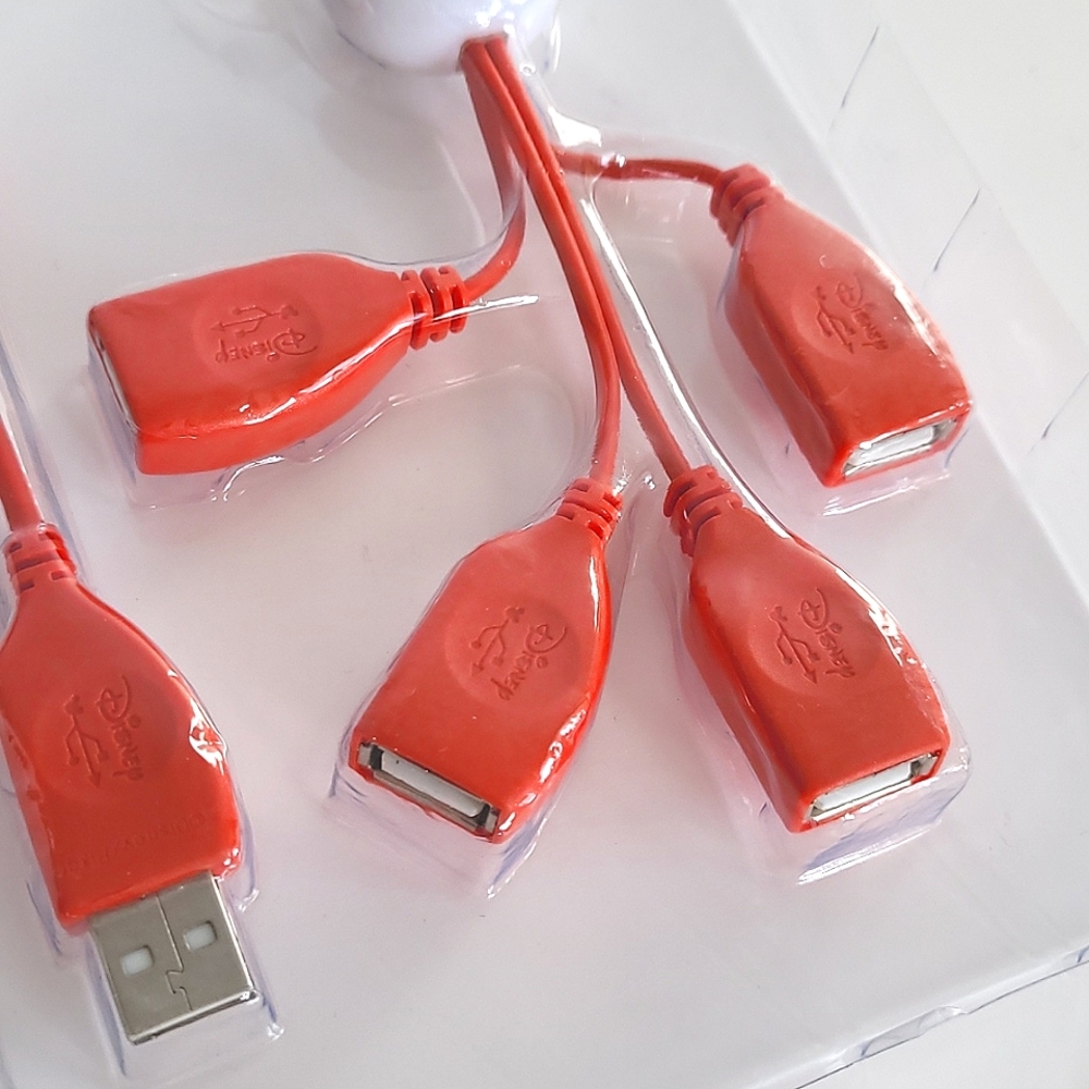 DISNEY Mickey Mouse Light Up Color Changing Multi USB Hub - Picture 6 of 8